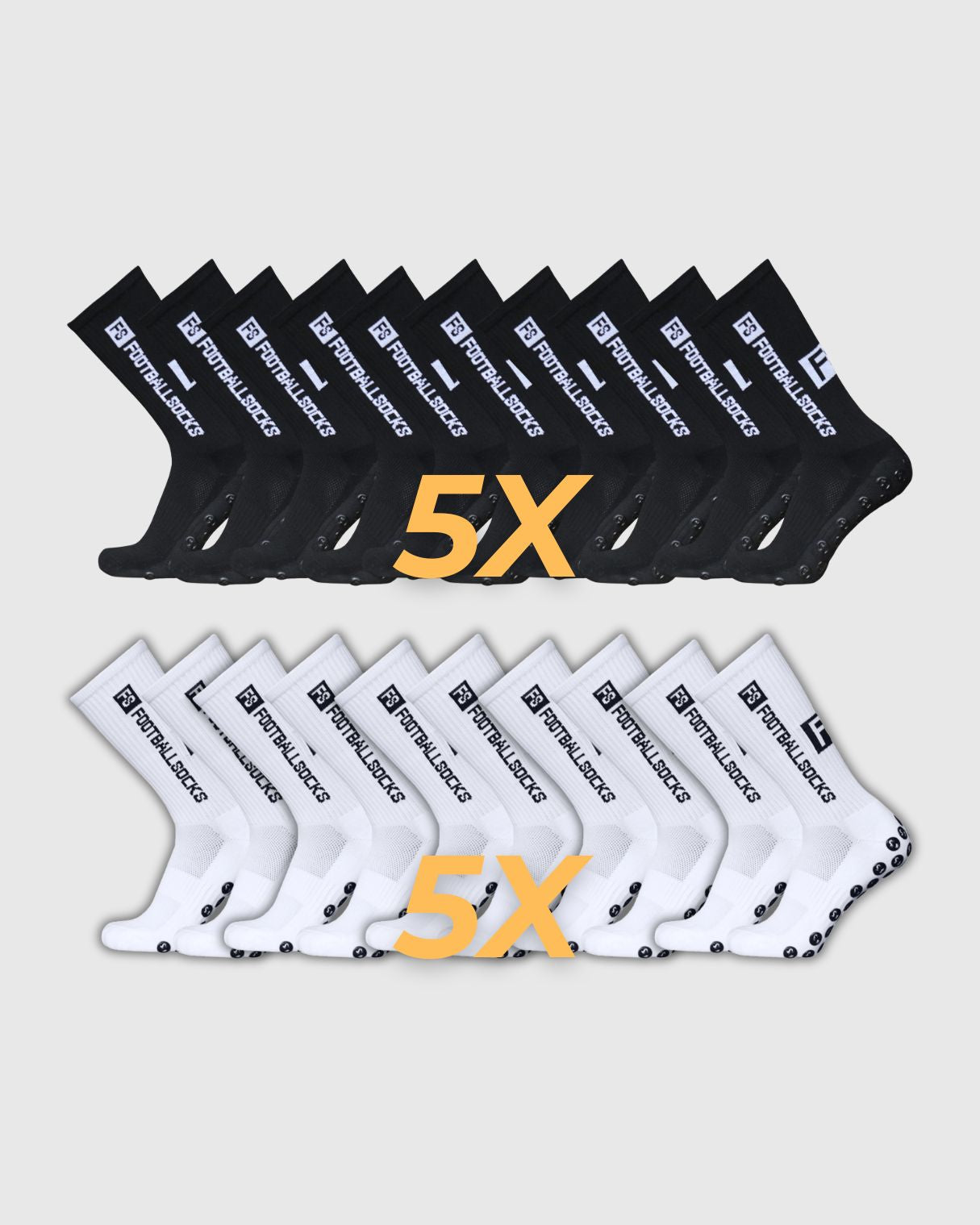 VINLEH Grip-Socken mit Anti-Rutsch-Noppen für Fußball und Sport