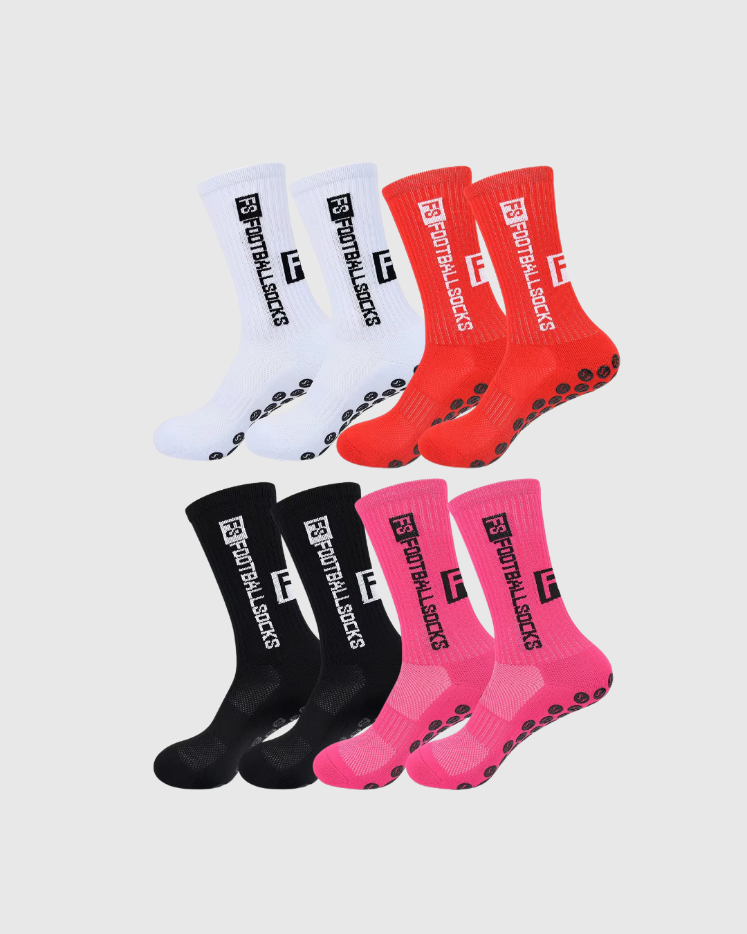 Grip-Fußballsocken - 3er Pack (Mix & Match)